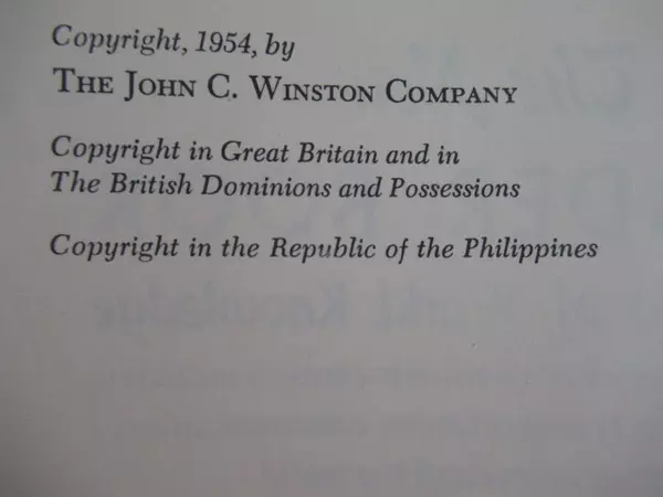 The New Wonder Book Cyclopedia of World Knowledge 1954 Volumes 3, 6, 11