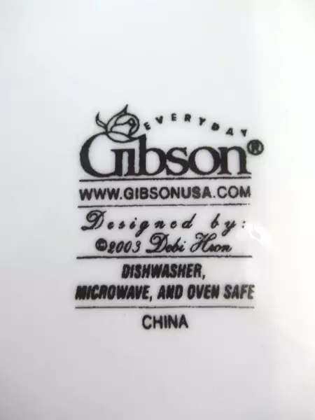 Gibson 10.25" Dinner Plate Christmas Snowman Print Designed By Debbie Hron