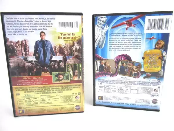 Lot of 2 Night Of The Museum Ben Stiller 2006 2009 Twentieth Century Fox DVD