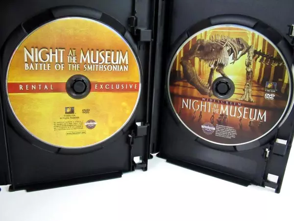 Lot of 2 Night Of The Museum Ben Stiller 2006 2009 Twentieth Century Fox DVD