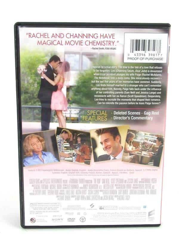The Vow Rachel McAdams Channing Tatum Spy Glass Entertainment PG-13 2012