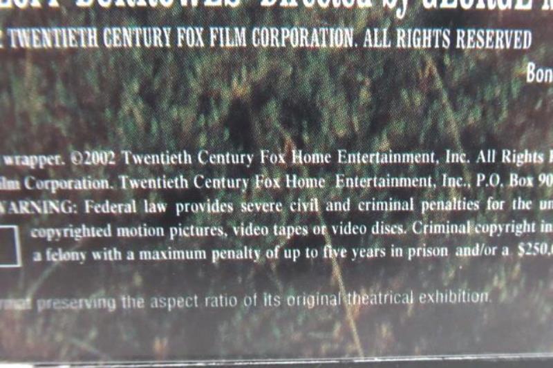 The Man From Snowy River Family Feature DVD Video 2002 Twentieth Century Fox PG