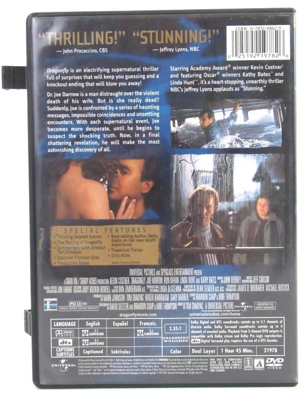 Dragonfly Kevin Costner 2002 Universal Studios PG-13 DVD Video Tom Shadyac Film