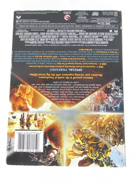 Transformers Revenge Of The Fallen A Michael Bay Film 2009 PG-13 Paramount Movie