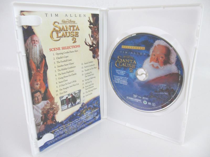 The Santa Clause 2 Tim Allen Walt Disney Pictures 2003 G DVD Video Full Screen