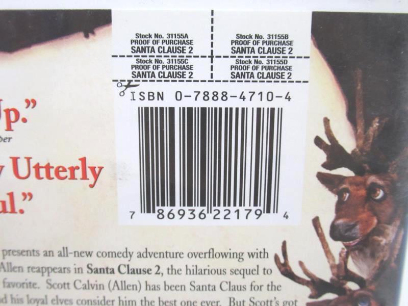 The Santa Clause 2 Tim Allen Walt Disney Pictures 2003 G DVD Video Full Screen