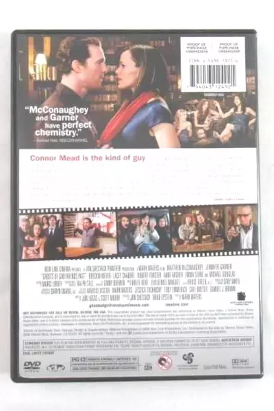 Ghosts Of Girlfriends Past DVD New Line Matthew McConaughey Jennifer Garner 2009
