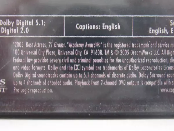 The Ring Two DVD Dreamworks Naomi Watts Simon Baker Sissy Spacek 2002