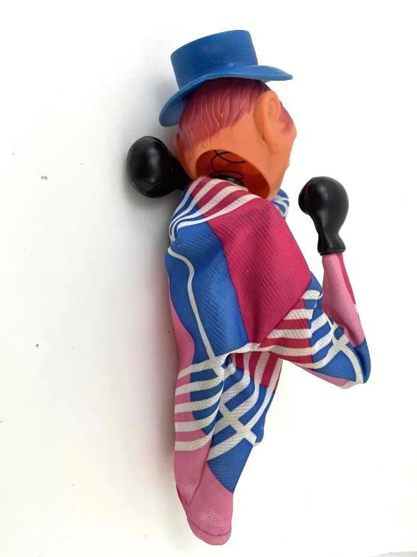 Mid Century Rojus Punching Puppet Smiling Man With Mustache