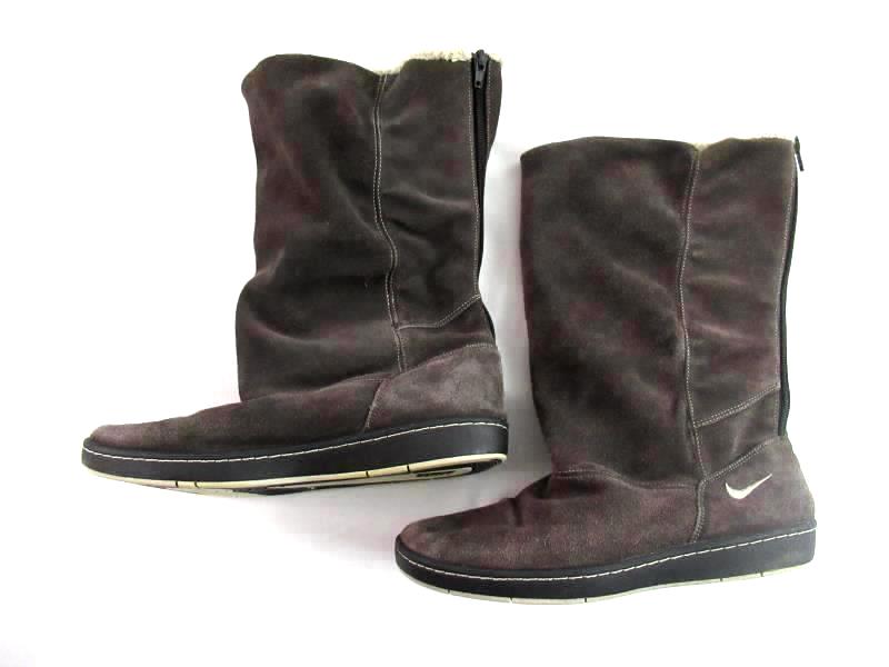 Nike Sneaker Hoodie Boot Women's Size 10 Brown Lined