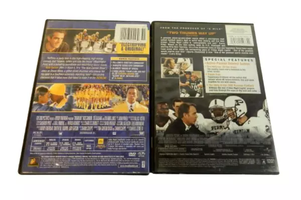 Lot of 2 DVDs Drumline & Friday Night Lights Nick Cannon Billy Bob Thornton