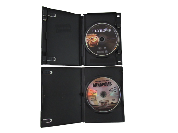 Lot of 2 DVDs Military Drama Action Annapolis Flyboys James Franco Tyrese