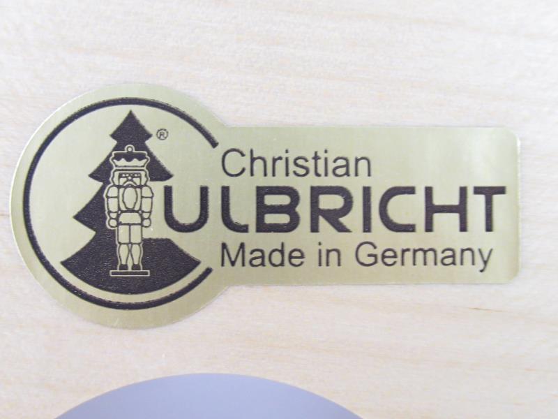 Christian Ulbricht Votive Candle Holder Handcrafted Pyramid Snowman Germany