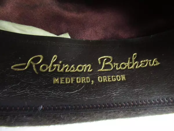 Vintage Stetson John B Stetson Co Royal Deluxe Homburg Hat Sz 7 Felt Feel Brow