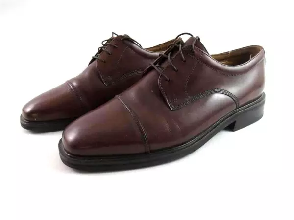 Florsheim D1103-03 Brown Leather Men's Dress Shoes Size 9 Square Toe