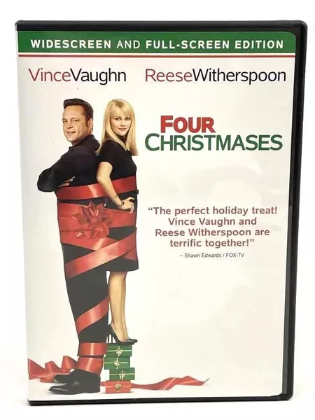 Four Christmases Christmas Holiday Movie DVD Vince Vaughn Reese Witherspoon