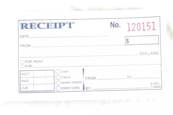 TOPS Money Receipt Book, 2-Part, Carbonless, 2 5/8 x 5 3/8 Inches, 50 Sheets