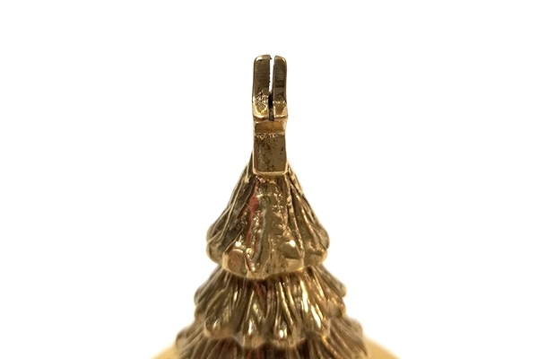 Olympic Specialty Corp Brass Christmas Tree Card Holder 2.75"
