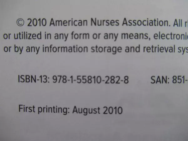 Nursing Scope and Standards of Practice by American Nurses Association Book 2010