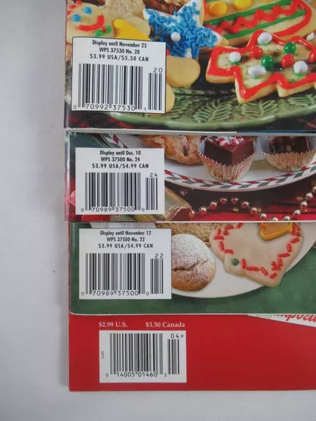 Lot of 9 Holiday Paperback Cookbooks Crisco Eagle Brand Campbell's Gold Medal