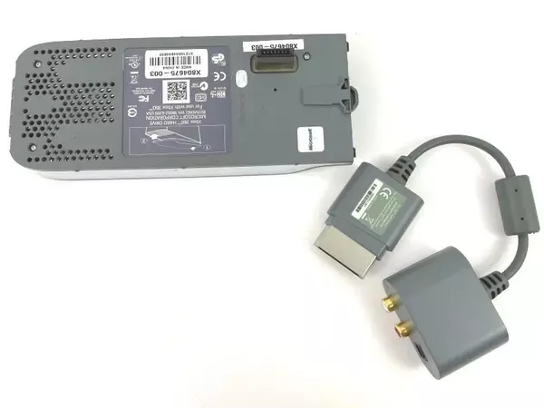 Xbox 360 20GB Hard Drive And Audio Adapter Microsoft Corp Gaming Untested
