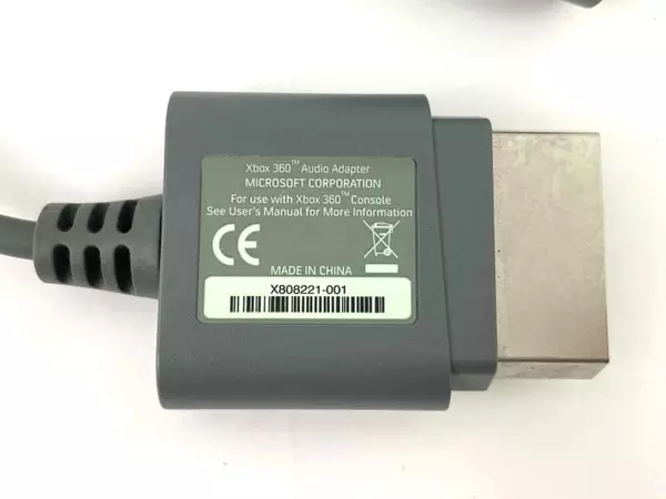 Xbox 360 20GB Hard Drive And Audio Adapter Microsoft Corp Gaming Untested