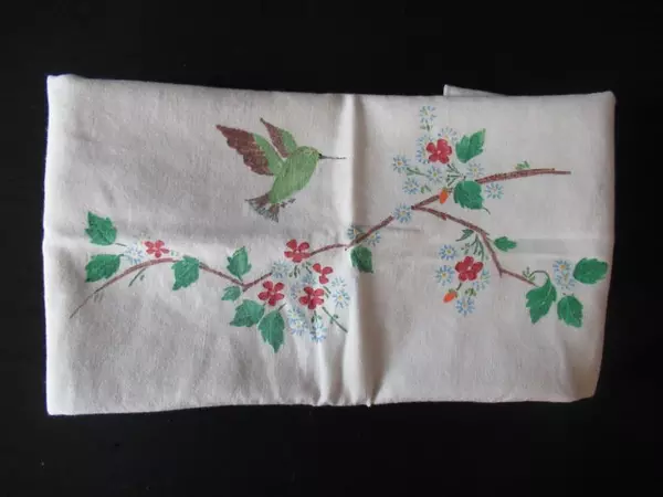 Lot of 7 Vintage Pillowcases For Fabric Cutters Lot Solid Floral Flannel Jersey