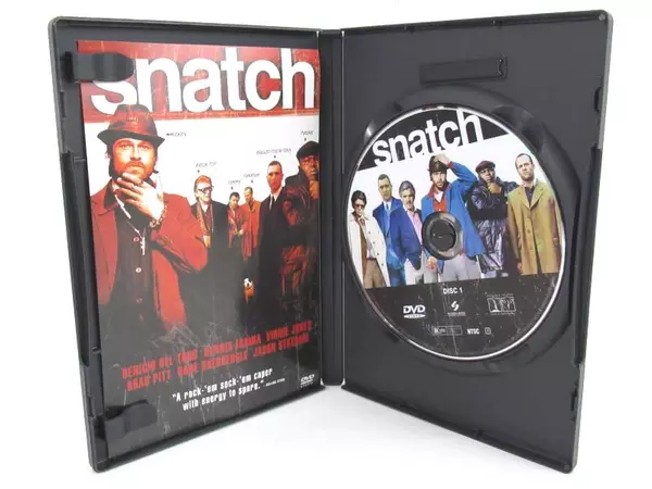Snatch Benicio Del Toro Dennis Farina 2003 Screen Gem, Inc. Rated R DVD Video
