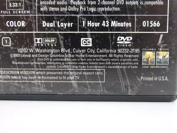 Snatch Benicio Del Toro Dennis Farina 2003 Screen Gem, Inc. Rated R DVD Video