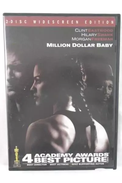 Million Dollar Baby DVD Warner Brothers Clint Eastwood Hillary Swank 2004