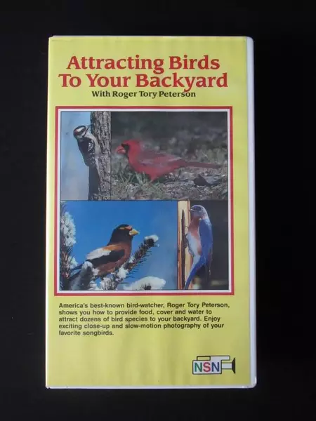 Vintage VHS 1986 Attracting Birds To Your Backyard With Roger Tory Peterson