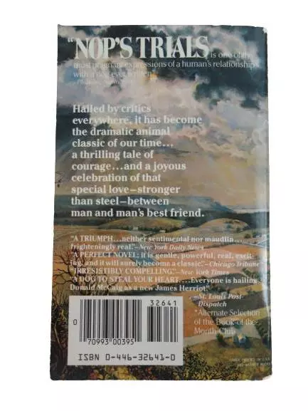 1984 Nop's Trials Donald McCaig Paperback Warner Books First Printing
