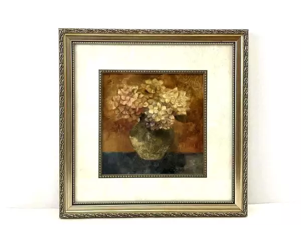 Framed And Matted Albena Hristova Hydrangea Study II Print