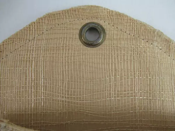 Vintage Straw Woven Letter & Bill Holder Made In The Philippines Fruits