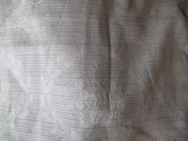 American Living Floral Double Lined Curtain Panel Leaves Tan