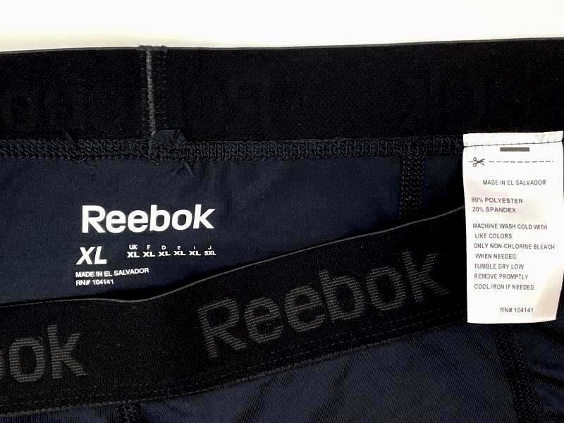 Reebok Black Caviar Compression Tights Men's Size XL MAA15004 Anti-Microbial