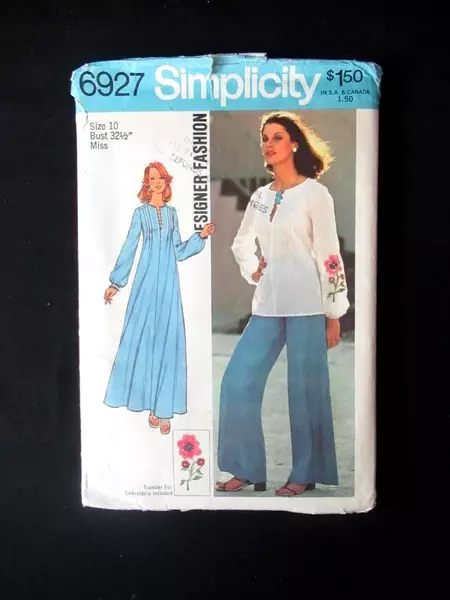 Lot of 2 Vtg Simplicity Sewing Patterns Women's Sz 10 22 Pieces Total 9060 6927