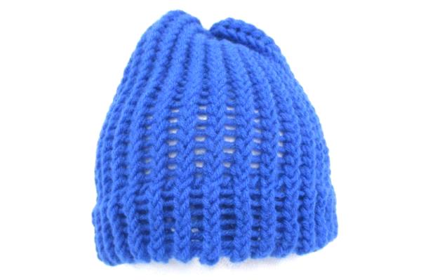 Lot Of 2 Handmade Hats Crochet Blue Green Boys Children's One Size Fits Most