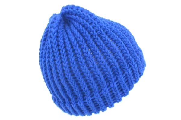 Lot Of 2 Handmade Hats Crochet Blue Green Boys Children's One Size Fits Most