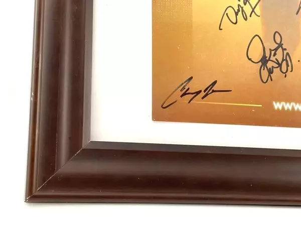 Dreamgirls On Stage Cast Signed Theatre Poster Musical Framed 27 in x 21 in