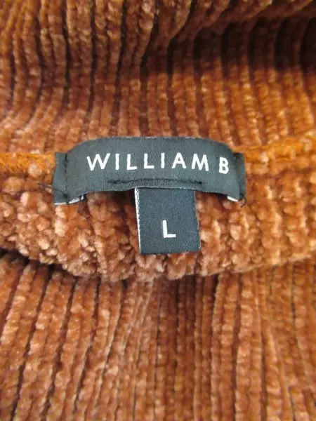 William B Rust Orange Soft Knit Poncho Style Sweater Women's Size Large