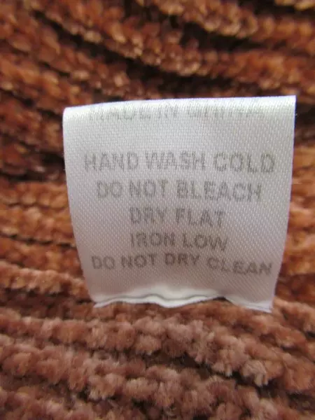 William B Rust Orange Soft Knit Poncho Style Sweater Women's Size Large