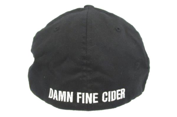 2 Towns CiderHouse Black Baseball Cap Flex-Fit Band Beer Advertising