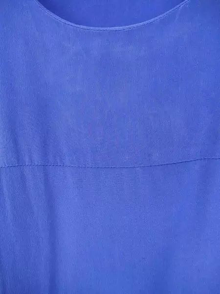 Madison By Madison Marcus Blouse Dress Royal Blue Long Sleeves Women's Size Med