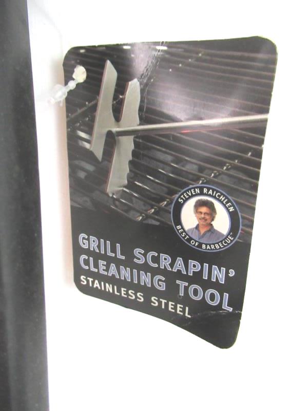 Steven Raichlen Best Of Barbecue Grill Scrapin' Cleaning Tool SR8818 Stainless