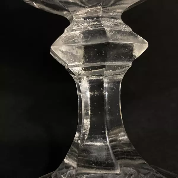 Vintage Indiana Glass Bismarc Star Water Goblet 6 Inch