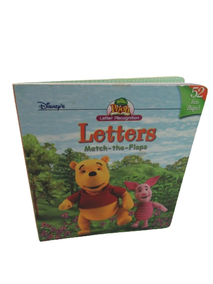 Letters Match The Flaps Disney Winnie The Pooh 2001 HC Letter Recognition