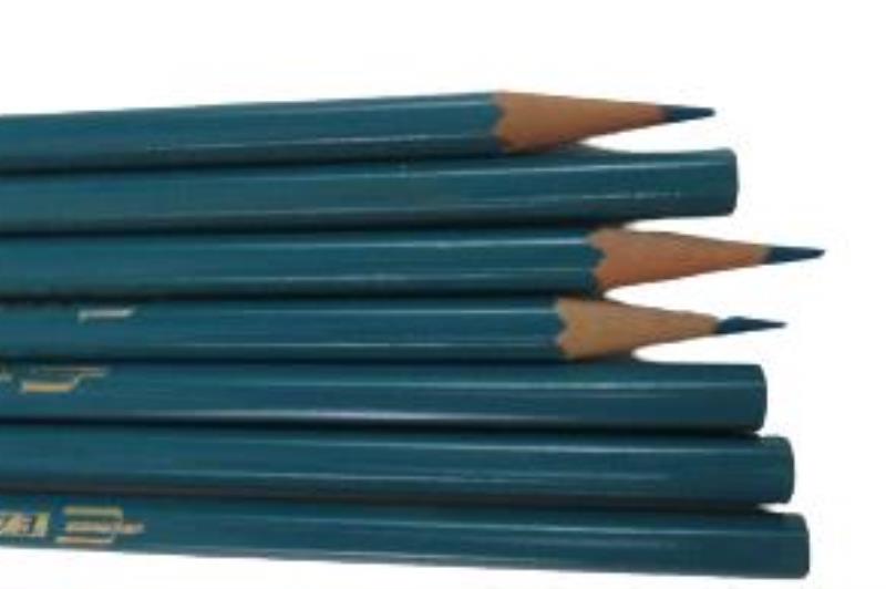 Lot of 7 Vintage Eagle Verithin Sky Blue Drafting Pencils