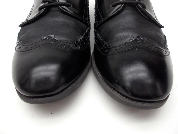 MARC FISHER Black "Sailor" Wingtip Oxfords Leather Womens Size 9
