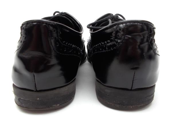 MARC FISHER Black "Sailor" Wingtip Oxfords Leather Womens Size 9